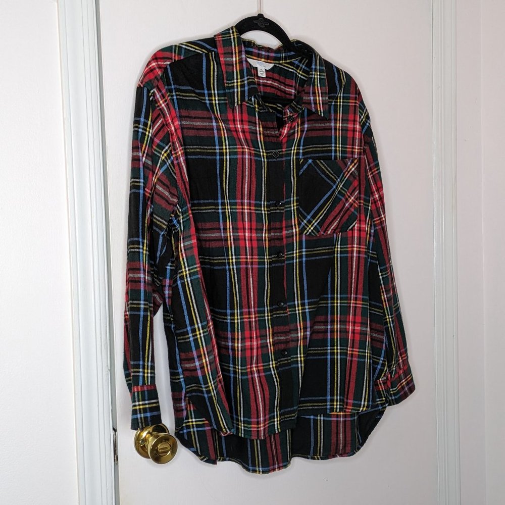 Plaid shirt NWOT